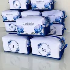 kit Bolsa Necessaire Personalizada Box P Lembrancinha Madrinhas casamento