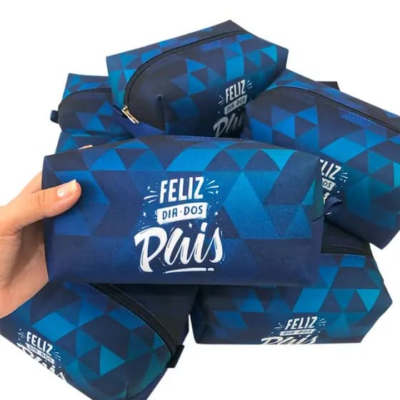 10 Necessaire personalizada Lembrancinha dia dos Pais Box G