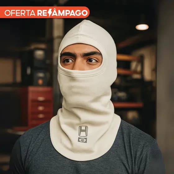 Touca Balaclava Antichama Hércules HJ66000 Proteção Térmica 250°C EPI Soldador Industrial Capuz