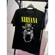 Camiseta Nirvana Kurt Cobain Rock Metal Metalica Unissex