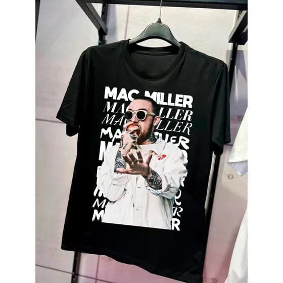 Camiseta Masculina Streetwear Mac Miller Bootleg Vintage Unissex