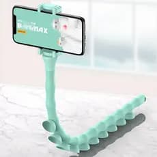 Suporte Articulado Porta Celular Estilo Minhoca -  Azul