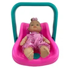 Boneca Bebê Passeio Musical Branca - Nova Toys