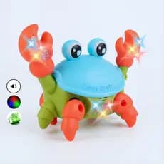 Brinquedo Caranguejo Fujão Musical Som Luz E Movimento Infantil LED