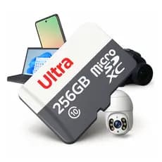 Cartão de Memória 256GB Ultra A1 Classe 10 Alta Velocidade para Celular e Câmera