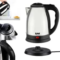 Chaleira Elétrica Bak 1100w Inox 127v 1.8l Preta