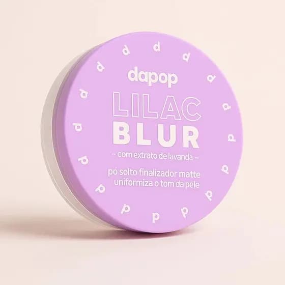 Pó Lilac Blur Dapop – Pó Solto com Controle de Oleosidade e Alta Fixação