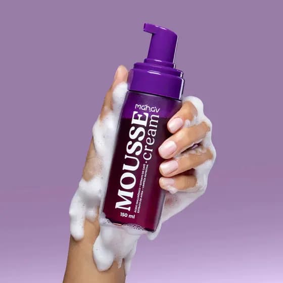 Mousse cream limpeja facial -Esponja Para Remoção de Maquiagem Dupla Face Makeup Easy Clean -Mahav