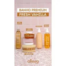 Linha de Limpeza Corporal  Alleva Beauty - Geleia Hidratante Body Splash Esfoliante