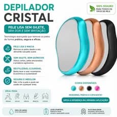 Depilador De Cristal Indolor Reutilizável Ferramenta De Beleza Fácil De Limpar Seguro