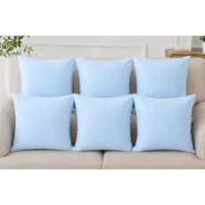 Kit 6 Capas de Almofadas  40×40 Oxford Liso Decorativa Sala Sofá