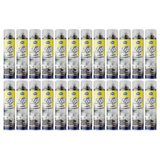 Kit 24 Limpa Estofados, Tapetes, Colchões e Banco Automotivos - Zip 300ml