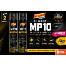 Kit 2 Silicone Spray Mundial Prime MP10 Tutti Frutti 300ml