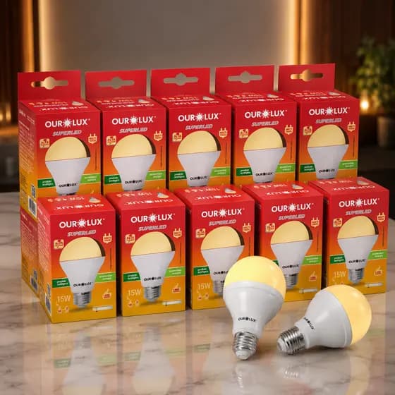 KIT 10 Lâmpadas 6W 6500K - 3000k - Branco Frio 110/220v Produto c/Garantia 9W 6W