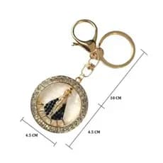 OI HELLO LOJA - KIT 2 pçs Chaveiro De Metal avançado Delicado Com Strass Maria/Modelo aleatorios