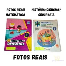 Livros Didáticos e Paradidáticos 1ª Série - Usados Impecáveis - Buriti, Presente e Literários