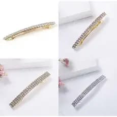 Grampo De Cabelo Femininos Com Presilhas De Strass De Alta Qualidade Lindo