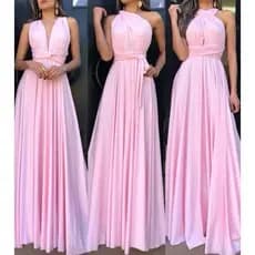 Vestido de Festas Madrinhas cha revelaçao Varias formas de amarrar Casamento Civil