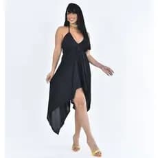 Vestido Curto Feminino Envelope de pontas