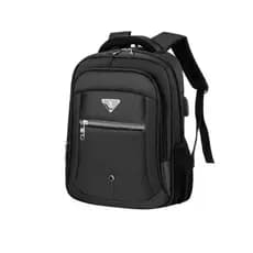 Mochila Média Reforçada Com Saída USB Compacta Feminina Masculina Tablet Trabalho Escolar Premium