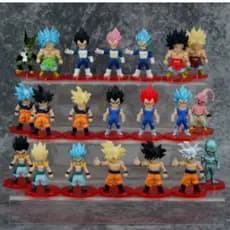 Bonecos Dragon Ball Miniaturas Super Saiyan Goku Figuras de Ação DBZ