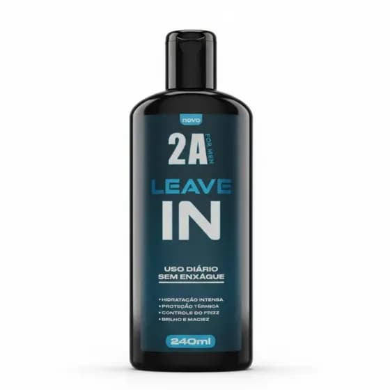 Leave-In Masculino 2A For Men 240ml – Hidratação Intensa, Proteção Termica