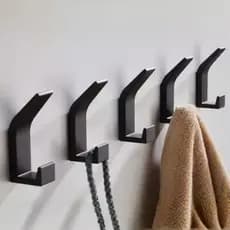 Gancho de Parede para Toalha, Pano, Roupa - Suporte Multiuso - Fixação por Parafuso