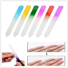 Lixa De Vidro Cristal Durável / Multicolorido Para Arte Em Unha / Multicolor