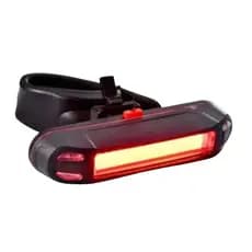 Lanterna Bike Bicicleta Led Sinalizador Recarregável Usb Traseiro Cor Azul e Vermelho