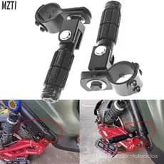 22-27mm/30-35mm Pedais Universais para Motocicleta Apoio para os Pés Dobrável para Motocicleta / Bicicleta