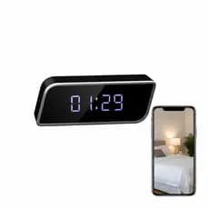 1080P FHD Despertador Câmera 2 Em 1 Mini Visão Noturna Casa Inteligente Gravação Tempo Real Vídeo