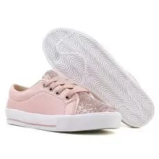 Tênis Infantil Feminino Star Glitter Casual Lançamento