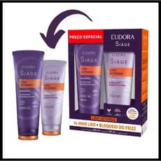 Kit Siage Liso Intenso Shampoo + Condicionador - Caixa promocional