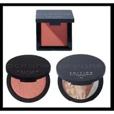 OCEANE EDITION BLUSH E ILUMINADOR - GLOSSY BLUSH - CARAMEL E MULTICOLOR HIGHLIGHT