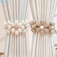 2 peças de prendedores de cortina USNOW, lindos prendedores de flores, acessórios criativos para decoração de casa
