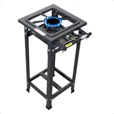 Foguarero1 Boca Industrial 30x30 Alta Pressão Com Pés