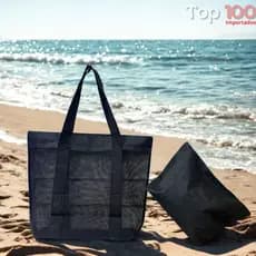 Bolsa De Praia Feminina Impermeável Verão 2024 Praia Piscina Grande com Nécessaire KD-3