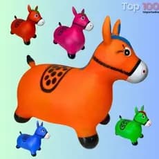 Cavalinho Upa Upa inflavel Pocoto Brinquedo Pula Pula Musica Infantil Com Musica e Led