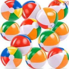 Bola Inflável De Praia Campo Piscina Colorida Para Brincar Diversos Tamanhos