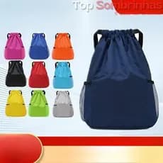 Mochila Esportiva com Cordão Bag Saco Unissex