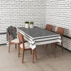 Toalha de Mesa Retangular para 6 e 4 Lugares Exclusiva Tamanho 190X135cm Rachaduras