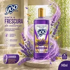 Limpador Perfumado de Ambientes Lavanda 140 ml Yoo Home