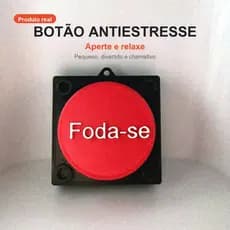 Botão Antiestresse Fod*-se Fidget Toy Clique Mecânico Divertido Para Mesa Escritório