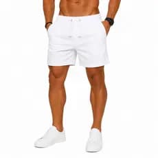 Short Linho Masculino Casual Verão Estilo Urbano Confortável