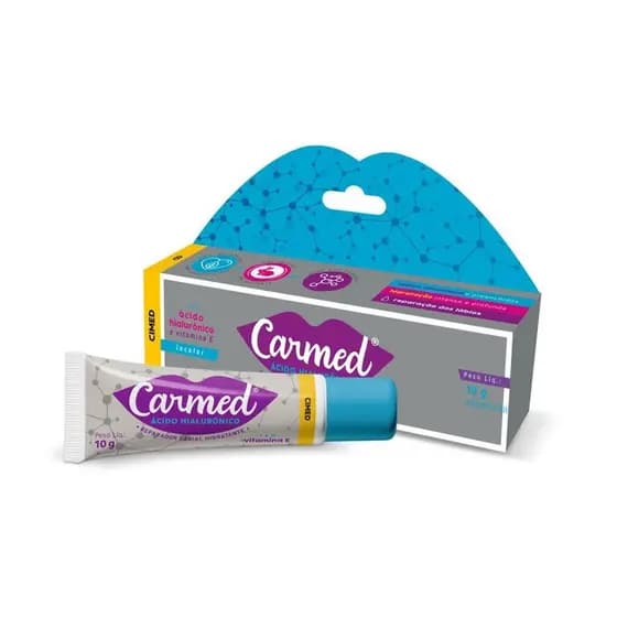 Carmed Hidratante Lábial Ácido Hialurônico e Vitamina E 10g - Original Cimed