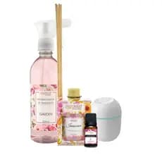 Kit Spray Aromatizador de Ambiente + Difusor + Umidificador + Essência