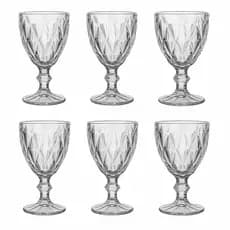 TAÇA DE VIDRO- JOGO COM 6 TAÇAS DE VIDRO 250ML