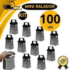 Kit 100 Mini Ralador Inox Ralador Mini Ralador Lembrancinha Ultensilios De Cozinha Legumes Queijos