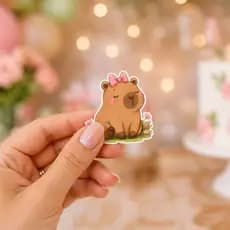 Aplique Capivara Cute | Festa Infantil e Mesversário