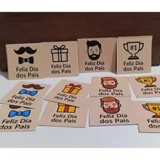 Tags Dia dos Pais/ Mini cartão para lembrancinha/ tags para presentes